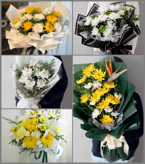 福建福州连江县马鼻镇墩里村白事花束代送